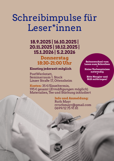 Schreibimpulse für Leserinnen